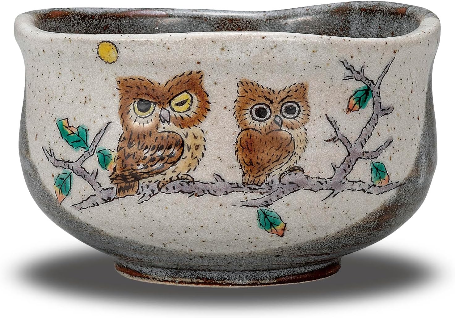 黄唐津茶碗 唐津焼 焼き物 茶碗 抹茶碗 茶道 茶陶 絵唐津抹茶茶碗 月